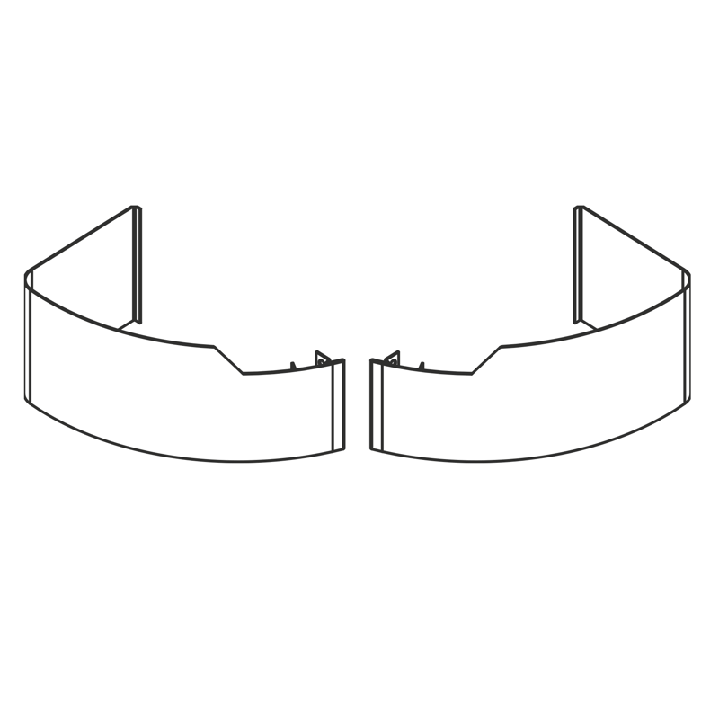 Panasonic fancoil vloerbuisafdekking - PCZ-LC0158 - DHPS